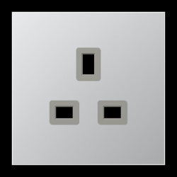 Jung Steckdose, 13 A 250 V ~, Schraubklemmen BS 1363-1, 4...