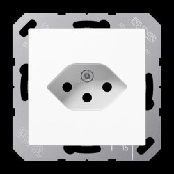 Jung Einfach-Steckdose, Schweizer Norm, Typ 13,...