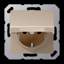 Jung SCHUKO Steckdose, 16 A 250 V ~, Klappdeckel,...