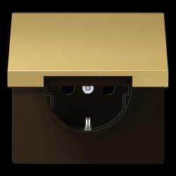 Jung SCHUKO Steckdose, 16 A 250 V ~, Klappdeckel,...