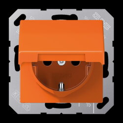 Jung SCHUKO Steckdose, 16 A 250 V ~, ohne Krallen,...