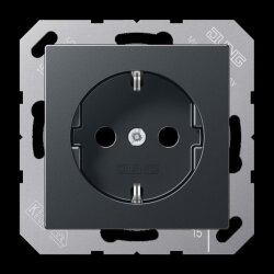 Jung SCHUKO Steckdose, 16 A 250 V ~, ohne Krallen,...