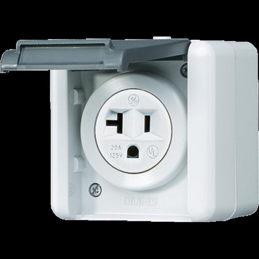 Jung Steckdose, US-Norm NEMA 20 A 125 V ~, WG 800 821-20USW