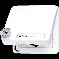 Jung Klappdeckel mit Rückstellfeder, Thermoplast,...