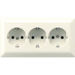 Jung Kabelkanal-SCHUKO®-Steckdose, 3fach, 16 A 250 V...