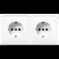 Jung Kabelkanal-SCHUKO®-Steckdose, 2fach, 16 A 250 V...