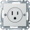 Merten Steckdoseneinsatz MEG2151-0419 15A polarweiss System M