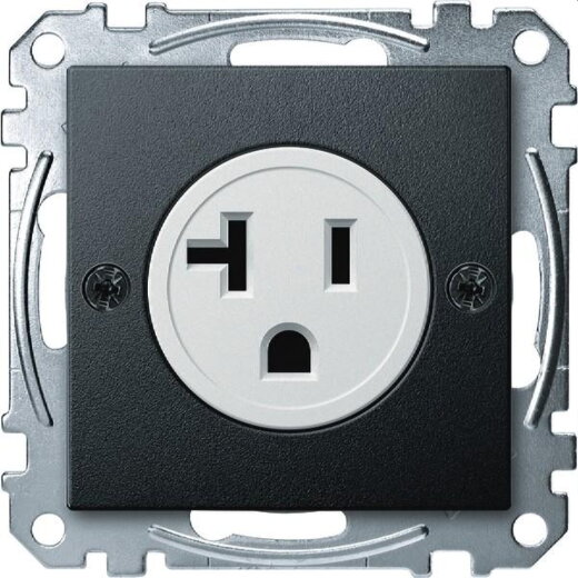 Merten Steckdoseneinsatz MEG2156-0414 20A anthrazit System M