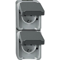 Merten SCHUKO-Steckdose MEG2329-8029 lichtgrau