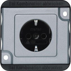 Merten SCHUKO-Steckdose MEG2300-7060 mattsilber