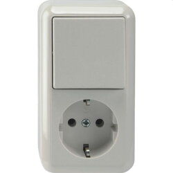 Merten Kombination MEG3495-8719 1polig polarweiss