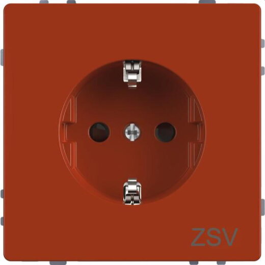 Merten SCHUKO-Steckdose orange System Design