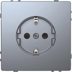 Merten SCHUKO-Steckdose Edelstahl System Design