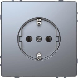 Merten SCHUKO-Steckdose Edelstahl System Design MEG2301-6036