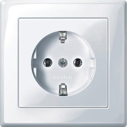 Merten SCHUKO-Steckdose MEG2401-1425 aktivweiss glaenzend
