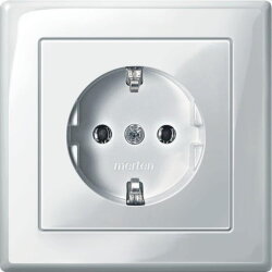 Merten SCHUKO-Steckdose MEG2401-1419 polarweiss glaenzend