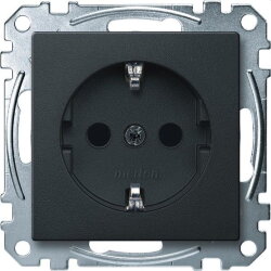 Merten SCHUKO-Steckdose MEG2300-0414 anthrazit System M