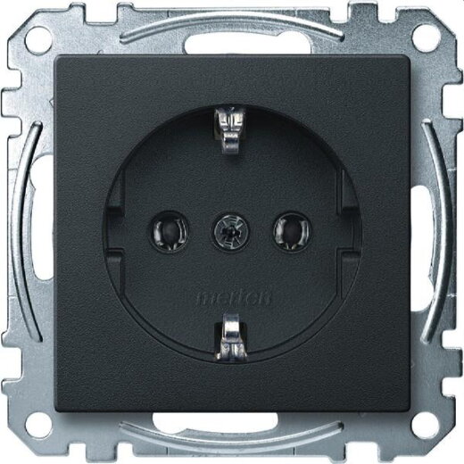 Merten SCHUKO-Steckdose MEG2301-0414 anthrazit System M