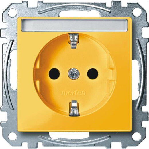 Merten SCHUKO-Steckdose MEG2302-0307 gelb System M
