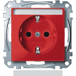 Merten SCHUKO-Steckdose MEG2302-0306 rubinrot System M