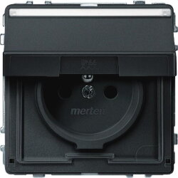 Merten Steckdose MEG2612-7214 anthrazit AQUADESIGN
