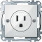 Merten Steckdoseneinsatz MEG2151-0319 15A polarweiss glaenzend
