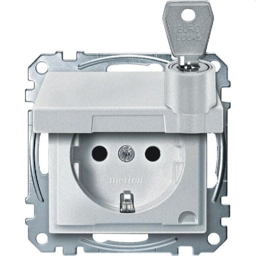 Merten SCHUKO-Steckdose MEG2315-0419 polarweiss System M