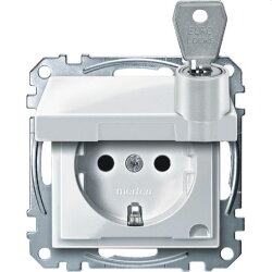 Merten SCHUKO-Steckdose MEG2315-0319 polarweiss glaenzend