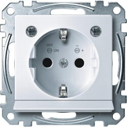 Merten SCHUKO-Steckdose MEG2304-0325 aktivweiss glaenzend