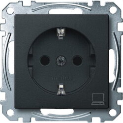 Merten SCHUKO-Steckdose MEG2350-0414 Computer anthrazit