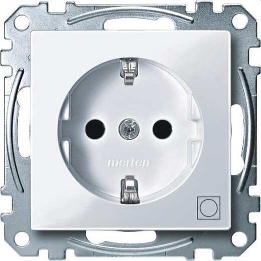 Merten SCHUKO-Steckdose MEG2351-0325 Trockner aktivweiss glaenz
