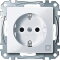 Merten SCHUKO-Steckdose MEG2351-0325 Trockner aktivweiss glaenz