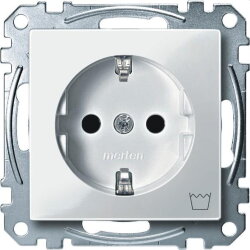 Merten SCHUKO-Steckdose MEG2352-0319 Waschm. polarweiss...