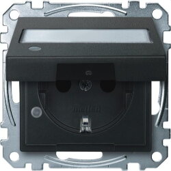 Merten SCHUKO-Steckdose MEG2313-0414 anthrazit System M