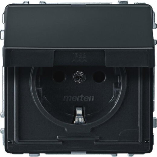 Merten SCHUKO-Steckdose MEG2310-7214 anthrazit AQUADESIGN
