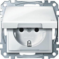Merten SCHUKO-Steckdose MEG2314-0319 polarweiss glaenzend