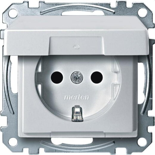 Merten SCHUKO-Steckdose MEG2310-0619 polarweiss System M
