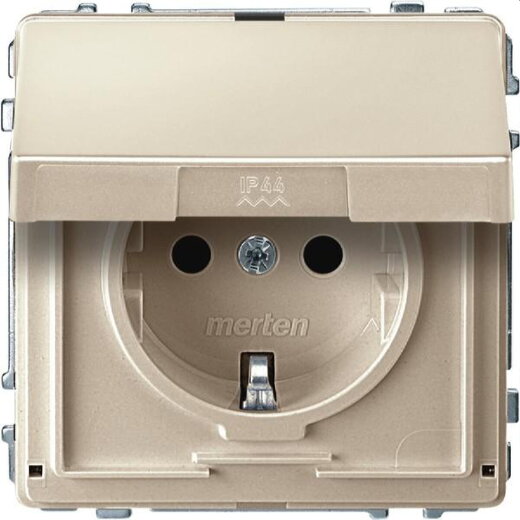 Merten SCHUKO-Steckdose MEG2310-7244 weiss AQUADESIGN