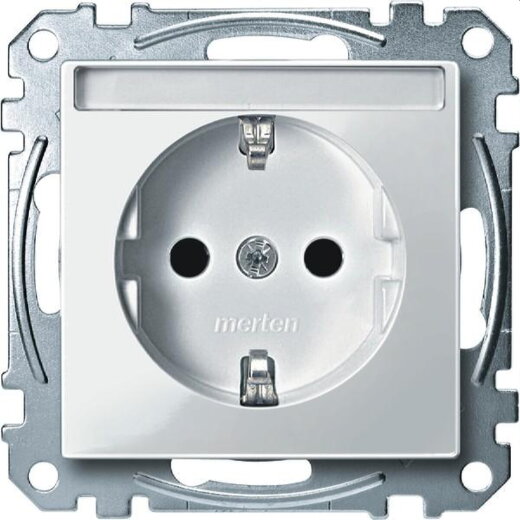 Merten SCHUKO-Steckdose MEG2302-0319 polarweiss glaenzend