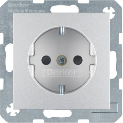 Berker SCHUKO-Steckdose M347231404 alu matt