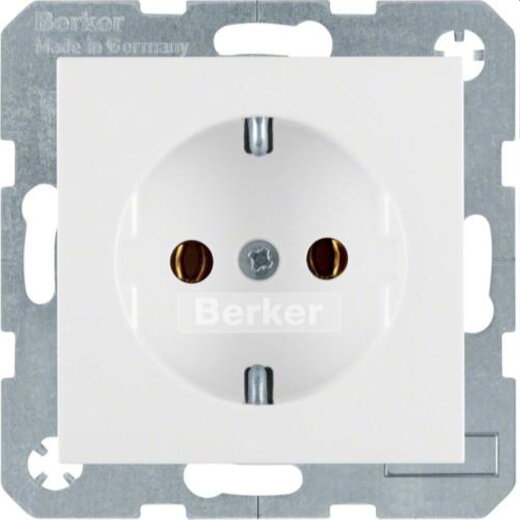 Berker SCHUKO-Steckdose M347431909 polarweiss matt