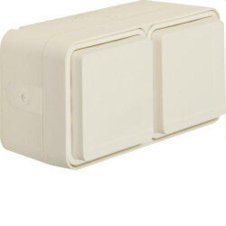 Berker Doppelsteckdose M32fach W.1 polarweiss