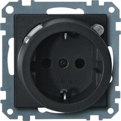 Merten SCHUKO-Steckdoseneinsatz 232814 anthrazit System M