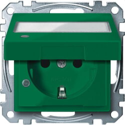 Merten SCHUKO-Steckdose MEG2313-0304 gruen System M