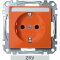 Merten SCHUKO-Steckdose MEG2302-0302 orange System M