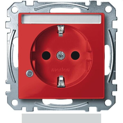 Merten SCHUKO-Steckdose MEG2303-0306 rubinrot System M