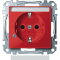 Merten SCHUKO-Steckdose MEG2303-0306 rubinrot System M