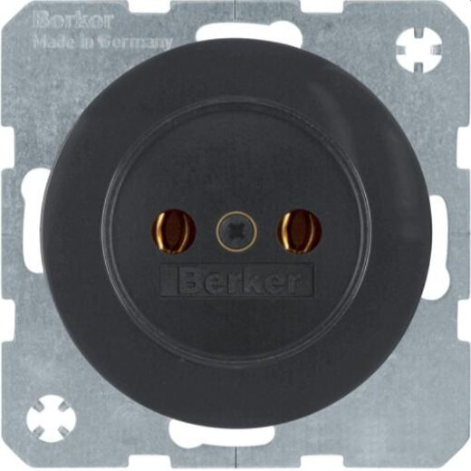 Berker Steckdose M36167032045 schwarz glaenzend