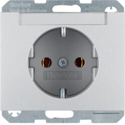Berker SCHUKO-Steckdose M347397003 alu