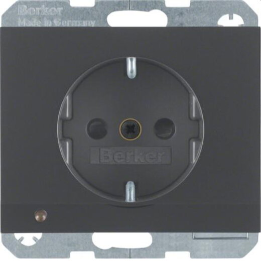 Berker SCHUKO-Steckdose M341097006 anthrazit matt